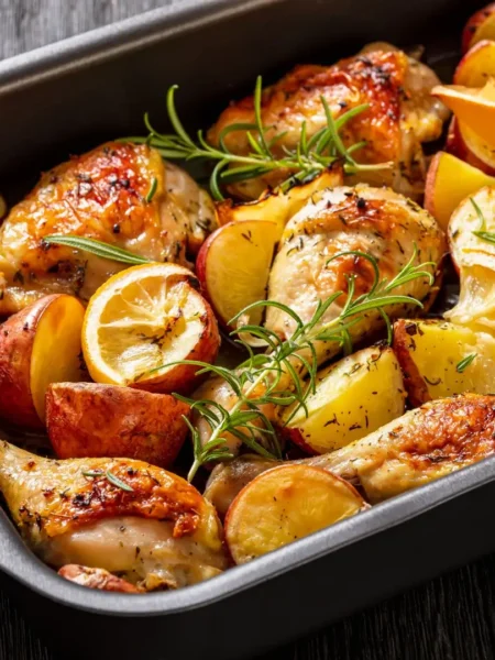 Frango ao Alho com Batatas