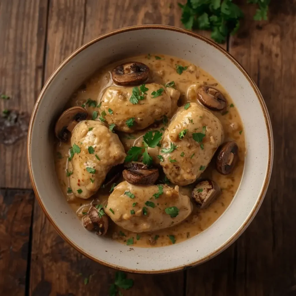 Frango ao Creme com Champignon