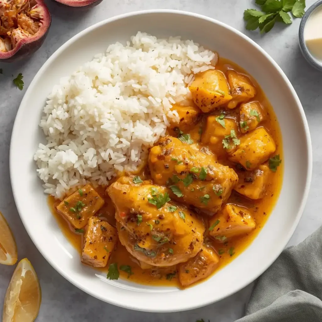 Frango ao Molho de Maracujá com Gengibre