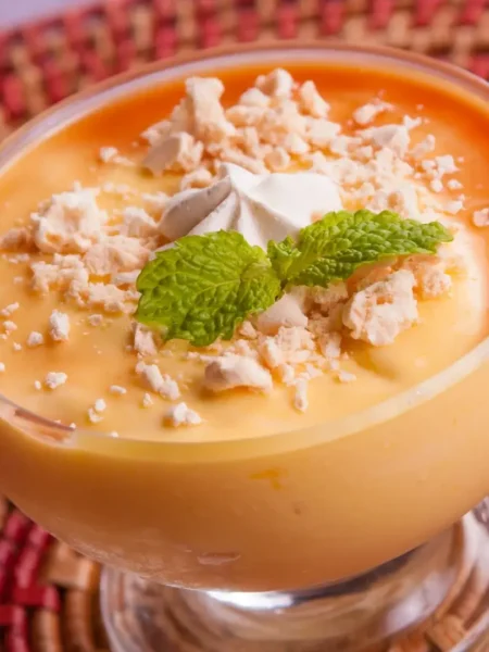 Creme de Papaia com Cassis