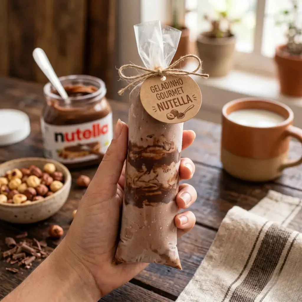 Geladinho Gourmet de Nutella
