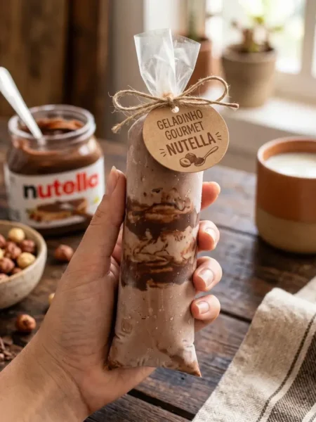Geladinho Gourmet de Nutella